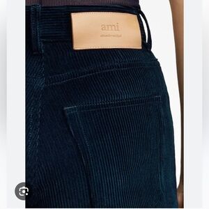 NWOT AMI Paris Blue Corduroy Flared Pants